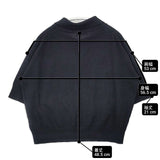 MARGARET HOWELL 578-2162003 COTTON HEMP 半袖 セーター ニット ブラック レディース マーガレットハウエル【中古】6-0507M∞