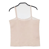 ISSEY MIYAKE (T.) MM02FT336 プリーツ キャミソール ピンクベージュ レディース イッセイミヤケ【中古】6-0615S∞