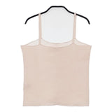 ISSEY MIYAKE (T.) MM02FT336 プリーツ キャミソール ピンクベージュ レディース イッセイミヤケ【中古】6-0615S∞