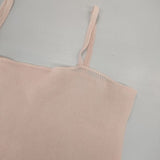 ISSEY MIYAKE (T.) MM02FT336 プリーツ キャミソール ピンクベージュ レディース イッセイミヤケ【中古】6-0615S∞