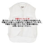 MARGARET HOWELL SOFT LINEN 578-2151001 ノースリーブ ブラウス シャツ ホワイト レディース マーガレットハウエル【中古】6-0615S∞