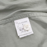MARGARET HOWELL COTTON CHAMBRAY フライフロントシャツ サイズ2 578-0253609 シャツ ライトグリーン レディース マーガレットハウエル【中古】6-0606G◎