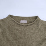 MARGARET HOWELL ウールカシミヤ 578-1261002 ノースリーブニット WOOL CASHMERE ベスト カーキ レディース マーガレットハウエル【中古】6-0820T∞
