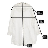 Spick and Span フリルカラー キュプラ チュニック ブラウス シャツ ホワイト レディース スピックアンドスパン【中古】6-0513M∞