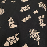 mina perhonen forest parade ウール混 刺繍 ua8027 サイズ38 ドロップショルダー ワンピース ブラック ベージュ レディース ミナペルホネン【中古】6-0401T♪
