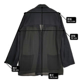 tricot COMME des GARCONS シアー ジャケット 90年代 ブラック レディース トリココムデギャルソン【中古】6-0520M∞