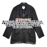 tricot COMME des GARCONS シアー ジャケット 90年代 ブラック レディース トリココムデギャルソン【中古】6-0520M∞