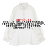 ARMEN インド製 コットン プルオーバー ハーフボタン シアー 長袖シャツ ホワイト レディース アーメン【中古】6-0507M∞