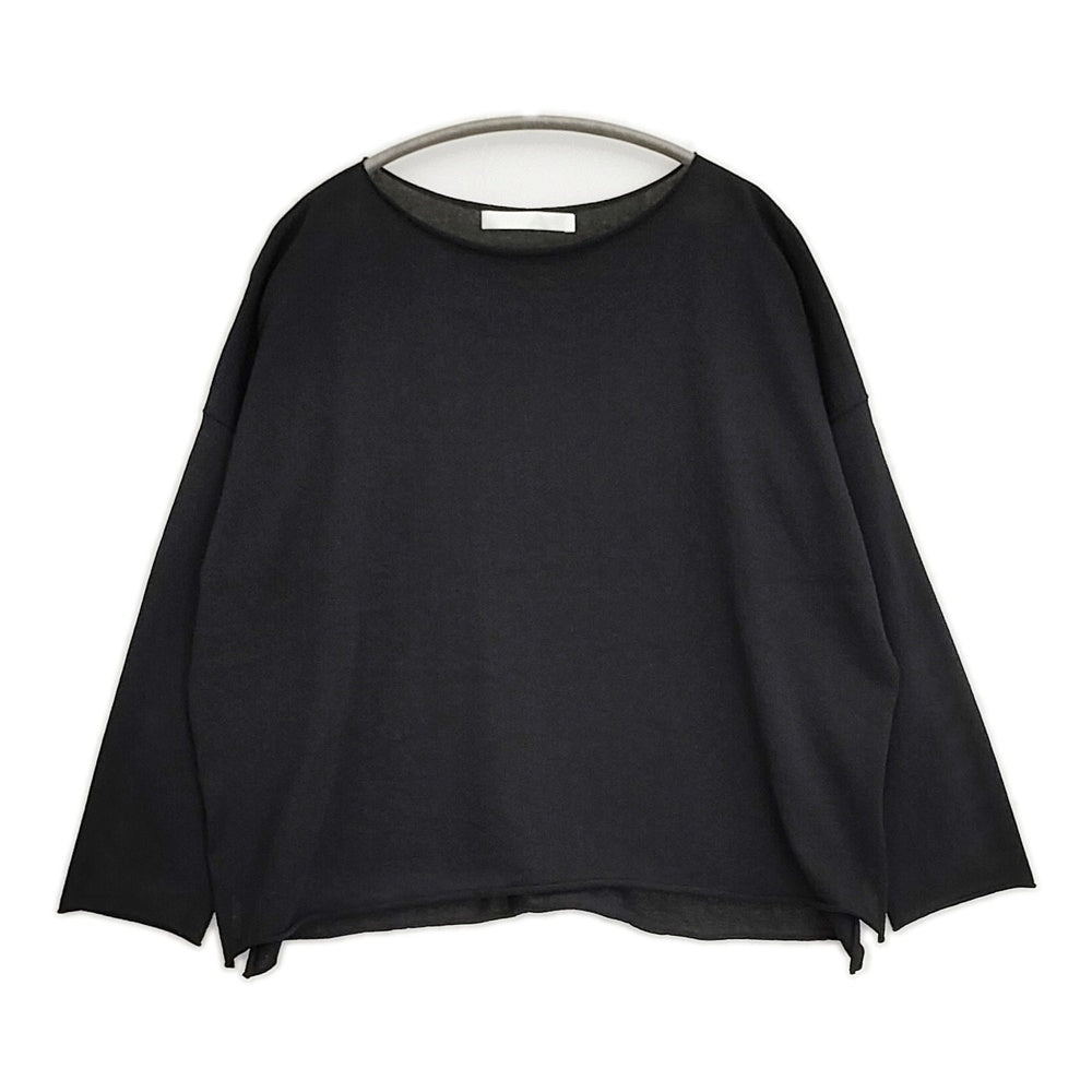 evam eva cotton pullover コットンプルオーバー 定価26400円 E261K095 サイズM ニット 26SS ブラック レディース エヴァムエヴァ【中古】6-0320M♪ evam eva cotton pullover コットンプルオーバー 定価26400円 E261K095
