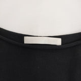 evam eva cotton pullover コットンプルオーバー 定価26400円 E261K095 サイズM ニット 26SS ブラック レディース エヴァムエヴァ【中古】6-0320M♪