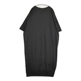 evam eva supima cotton one-piece スーピマコットンワンピース サイズM 定価34100円 E261C071 26SS ブラック レディース エヴァムエヴァ【中古】6-0320M♪