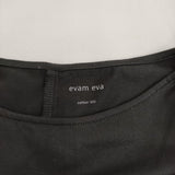 evam eva supima cotton one-piece スーピマコットンワンピース サイズM 定価34100円 E261C071 26SS ブラック レディース エヴァムエヴァ【中古】6-0320M♪