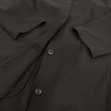 evam eva no-collar coat ウールノーカラーコート E251T017 サイズ1 コート 25SS ブラック レディース エヴァムエヴァ【中古】6-0320M♪