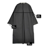 evam eva no-collar coat ウールノーカラーコート E251T017 サイズ1 コート 25SS ブラック レディース エヴァムエヴァ【中古】6-0320M♪
