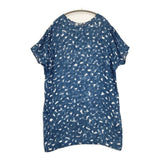 mina perhonen aalto リネンワンピース ドレス サイズ36 定価52000円 ss3074 ワンピース ブルー レディース ミナペルホネン【中古】6-0515S◎