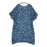 mina perhonen aalto リネンワンピース ドレス サイズ36 定価52000円 ss3074 ワンピース ブルー レディース ミナペルホネン【中古】6-0515S◎