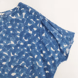mina perhonen aalto リネンワンピース ドレス サイズ36 定価52000円 ss3074 ワンピース ブルー レディース ミナペルホネン【中古】6-0515S◎