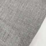 MARGARET HOWELL 578-143509 コットンリネン グレンチェック スラックス パンツ グレー レディース マーガレットハウエル【中古】6-0810G∞
