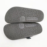 BIRKENSTOCK footprints ボストン キルティング キルテッドアッパー サイズ37 サンダル ブラック レディース ビルケンシュトックフットプリンツ【中古】6-0605G◎