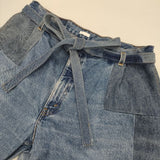 SEEALL 再構築 リメイクデニム RECONSTRUCTED STRING DENIM サイズ3 デニムパンツ ブルー レディース シーオール【中古】6-0907G∞