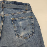 SEEALL 再構築 リメイクデニム RECONSTRUCTED STRING DENIM サイズ3 デニムパンツ ブルー レディース シーオール【中古】6-0907G∞