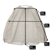 nest Robe 01175-1112-44 リネン 2way ブラウス シャツ ベージュ レディース ネストローブ【中古】6-0507M∞