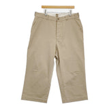 chimala for luxe UNISEX CROPPED CHINO サイズ34 JOURNAL STANDARD別注 定価31900円 チノパンツ 25SS ベージュ ユニセックス チマラ【中古】6-0401G♪