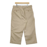 chimala for luxe UNISEX CROPPED CHINO サイズ34 JOURNAL STANDARD別注 定価31900円 チノパンツ 25SS ベージュ ユニセックス チマラ【中古】6-0401G♪