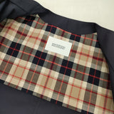 MACKINTOSH PHILOSOPHY レインウェザークロスノーカラーミドルジャケット 定価39600円 H5F05-520-29 ジャケット 24SS ネイビー レディース マッキントッシュフィロソフィー【中古】6-0513M∞