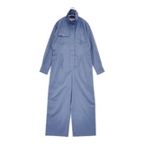 ATTISESSION 24SS スタンドカラー ジャンプスーツ 定価24200円 5626-699-0032 サイズ36 オールインワン ツナギ ミズイロ レディース【中古】6-0606G◎