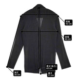 ISSEY MIYAKE プリーツ IM43FD431 ジャケット ブラック レディース イッセイミヤケ【中古】6-0513M∞