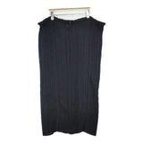 ISSEY MIYAKE プリーツスカート ベルトループ付き IM02FG918 ロングスカート ブラック レディース イッセイミヤケ【中古】6-0709M∞