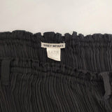 ISSEY MIYAKE プリーツスカート ベルトループ付き IM02FG918 ロングスカート ブラック レディース イッセイミヤケ【中古】6-0709M∞