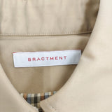 BRACTMENT ロングステンカラーコート 定価31900円 3625-144-1458 サイズ38 ステンカラーコート ベージュ レディース ブラクトメント【中古】6-0606G◎