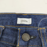 CIOTA インディゴスビンコットン13.5ozスリムデニムパンツ PTL-3SL サイズ27 デニムパンツ ネイビー レディース シオタ【中古】6-0606G◎