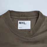MHL. 595-0157502 DRY COTTON LINEN サイズ1 定価29700円 ワンピース ブラウン系 レディース エムエイチエル【中古】6-0507S∞