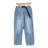 Gramicci DENIM LOOSE TAPERD PANTS デニムルーズテーパードパンツ S GUP2-F1104-D デニムパンツ ミズイロ レディース グラミチ【中古】6-0606G◎