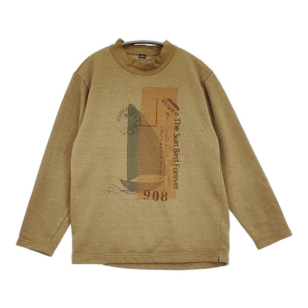 45R/45rpm 裏毛deレイヤードヨットの908Tシャツ カットソー 定価24200円 スウェット カーキ レディース フォーティーファイブアールピーエム【中古】6-0401T♪ 45R/45rpm 裏毛deレイヤードヨットの908Tシャツ カットソー 定価24200