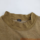 45R/45rpm 裏毛deレイヤードヨットの908Tシャツ カットソー 定価24200円 スウェット カーキ レディース フォーティーファイブアールピーエム【中古】6-0401T♪