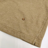 45R/45rpm 裏毛deレイヤードヨットの908Tシャツ カットソー 定価24200円 スウェット カーキ レディース フォーティーファイブアールピーエム【中古】6-0401T♪