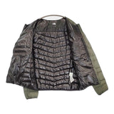 THE NORTH FACE サンダーラウンドネックジャケット サイズM NY81813 定価27500円 ダウンジャケット カーキ メンズ ザノースフェイス【中古】6-0328T♪