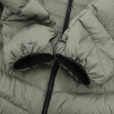 THE NORTH FACE サンダーラウンドネックジャケット サイズM NY81813 定価27500円 ダウンジャケット カーキ メンズ ザノースフェイス【中古】6-0328T♪