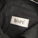 ROPE' ストレッチ サイズ38 パンツ ブラック レディース ロペ【中古】6-0606G◎