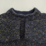 Pal'las Palace 冬霞ニットプルオーバー 定価33000円 KPO25373D サイズ2 セーター ニット 25AW ネイビー レディース パラスパレス【中古】6-0401T♪