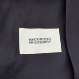 MACKINTOSH PHILOSOPHY レインウェザークロスブルゾン 定価44000円 H5F90-520-29 ジャケット ネイビー レディース マッキントッシュフィロソフィー【中古】6-0520M∞