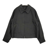 MARGARET HOWELL DENSE LINEN BLOUSON 定価64900円 578-4125003 ジャケット ブルゾン 24SS ブラック レディース マーガレットハウエル【中古】6-0520M∞