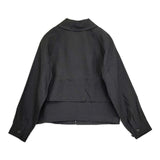MARGARET HOWELL DENSE LINEN BLOUSON 定価64900円 578-4125003 ジャケット ブルゾン 24SS ブラック レディース マーガレットハウエル【中古】6-0520M∞