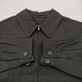 MARGARET HOWELL DENSE LINEN BLOUSON 定価64900円 578-4125003 ジャケット ブルゾン 24SS ブラック レディース マーガレットハウエル【中古】6-0520M∞