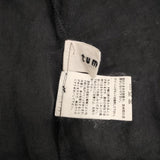 tumugu 刺繍 サイズF リネン TB18141 ブラウス シャツ ブラック レディース ツムグ【中古】6-0606G◎
