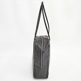 mormyrus GLOSS LEATHER TOTE グロスレザー トートバッグ（L）牛革 日本製 定価28600円 ボストンバッグ ブラック レディース モルミルス【中古】6-0331G◎